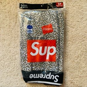 Supreme Hanes Leopard Brief (2pack)